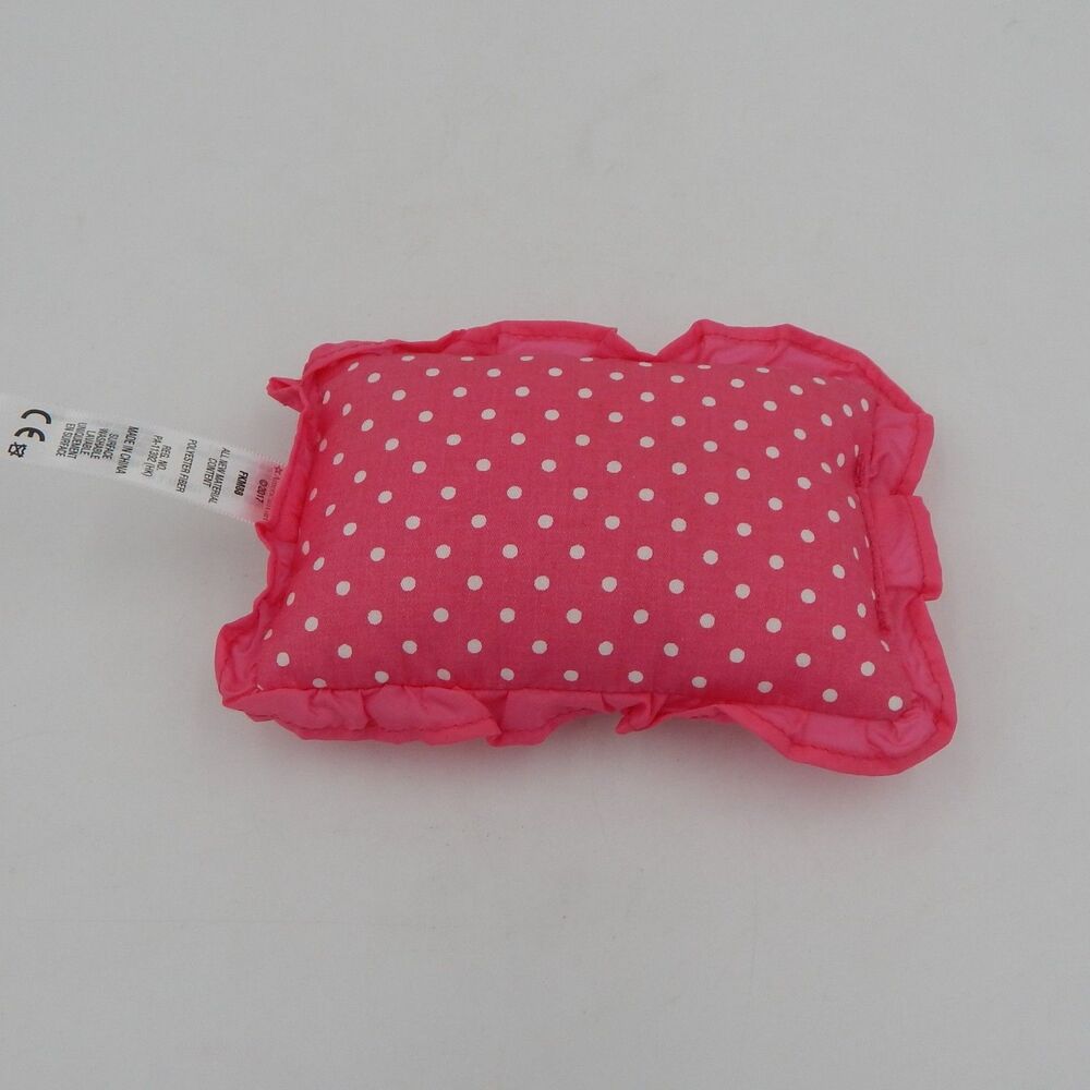 American Girl Grand Hotel Pink Polka Dot Pillow Bedding Replacement Piece